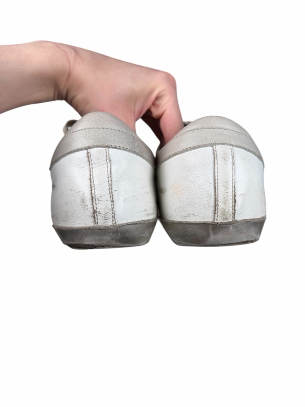 Golden Goose GGDB Superstar Sneakers EU 41, US- M8, W11 White Leather Distressed - Picture 6 of 12